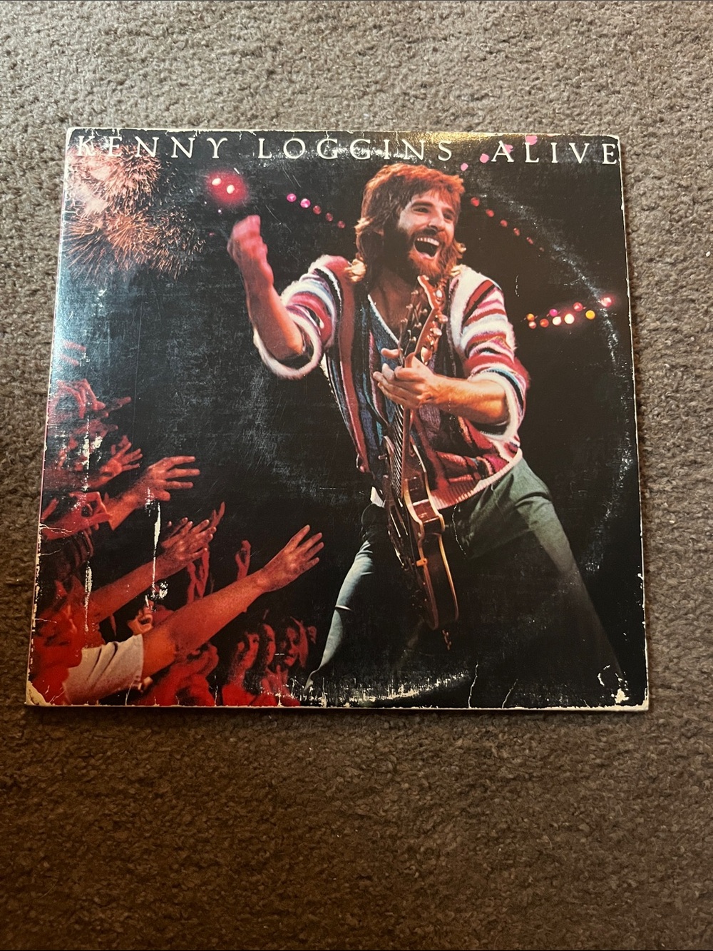 Kenny Loggins - Alive Vinyl LP (Album Cover Visible)